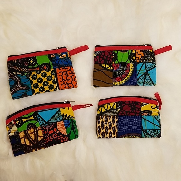 Handmade Bags Handmade African Uganda Patchwork Cloth Coin Purse Poshmark